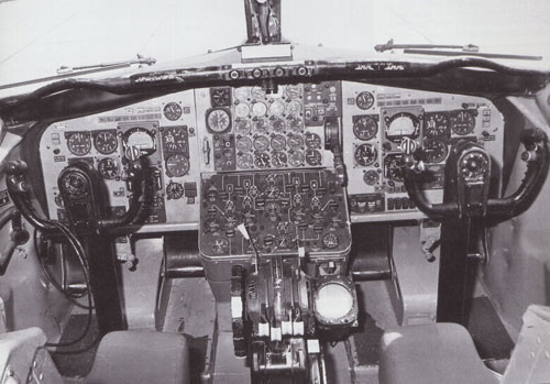 Cockpit del KC-135 Stratotanker